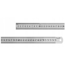 Stahlmaßstab Metalllineal Metallmaßstab Stahllineal Lineal von 150mm bis 1000mm