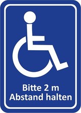 Disabled sticker wheelchair