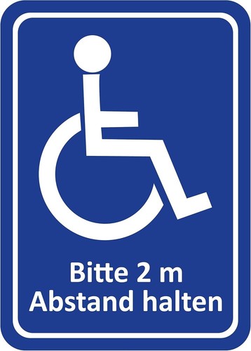 Behinderten aufkleber - behinderten,