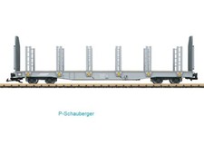 LGB 44925 Doppel-Rungenwagen mit Stirnwand Sp-w 8355 RhB in OVP mit GARANTIE