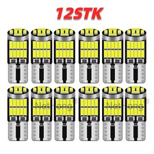 12 Stk T10 Canbus SMD Auto Standlicht Innenraum Beleuchtung Birne LED Glühbirne~