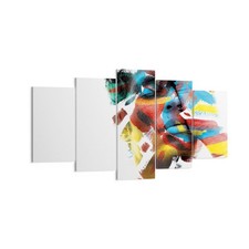 Wandbilder 160x85cm 5 tlg