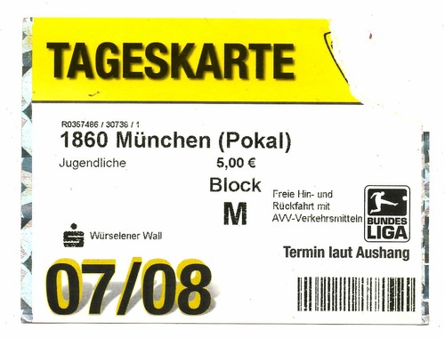 Ticket pokal alemannia aachen - ticket,