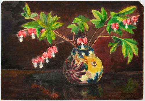 Aquarell tempera signiert - tempera,