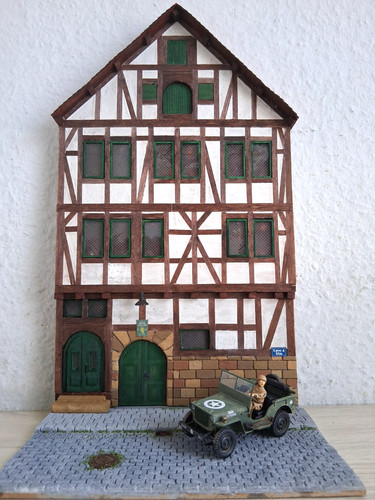 Diorama fachwerkhaus - diorama,