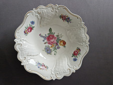 Grosse Porzellan Schale , tiefe Obstschale von Rosenthal , bemalt !