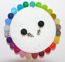 original Polaris Ohrstecker Edelstahl 8 mm Perle Kugel Rund Farben Auswahl  02a