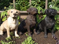 Labrador Deko Figur braun