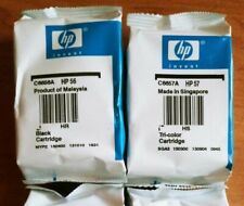 Original HP 56 + 57 Tintenpatronen (C6656A +C6657A) - Kostenloser versand!