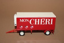 Herpa 1:87 LKW 2 Achs Kühl Koffer Anhänger  Mon Cheri ohne OVP