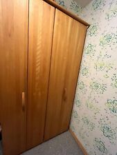 Falttürenkleiderschrank, Buche massiv