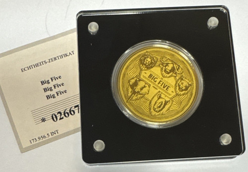 200 gold münze big - gold, five