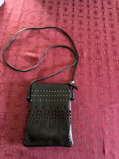 Damen Umhänge Tasche Schwarz