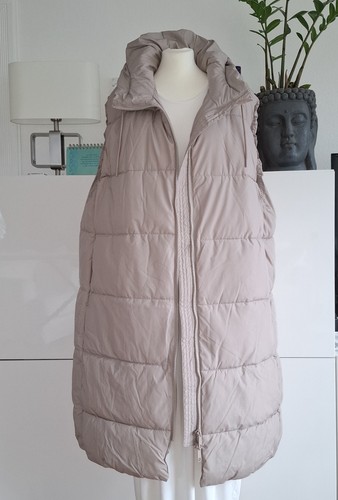 Lange puffer weste - h&m, puffer-weste/