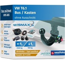 Anhängerkupplung für 1 - vw, t6.1