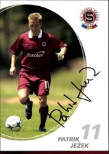 Autogrammkarte Fußballer Patrik Jezek, AC Sparta Praha, Autogramm - 11374212