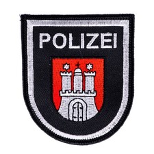 Abzeichen Polizei Hamburg blau