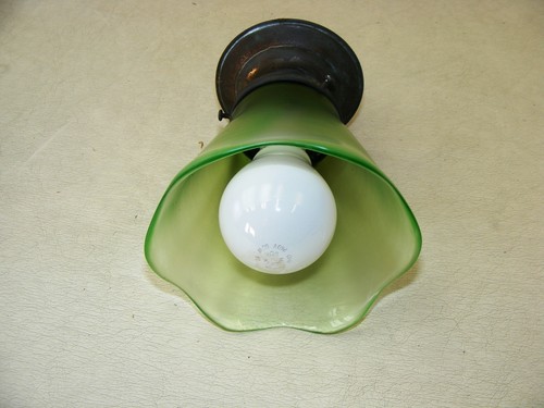 Alte jugendstil lampe glas - alte,