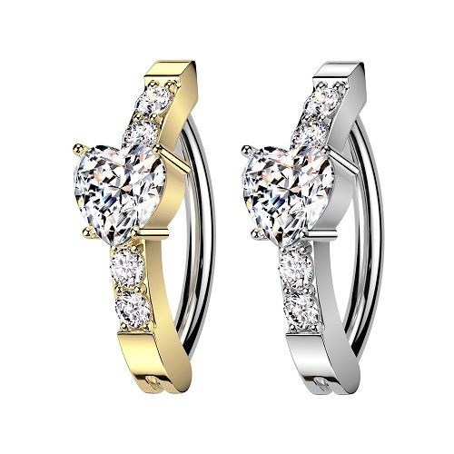 Bauchnabelpiercing clicker - bauchnabelpiercing,