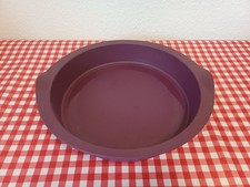 Tupperware   * Silikonform * Backform * Glatte Runde Form * lila