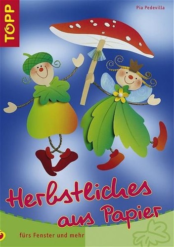 Herbstliches aus papier - aus, papier: