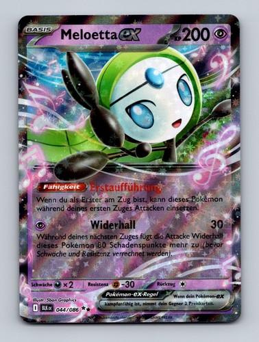 Tcg pokemon karte meloetta - pokemon, ex