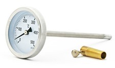 Thermometer für Pizzaofen Brotbackofen Räucherkammer Backofen Holzbackofen 500°C