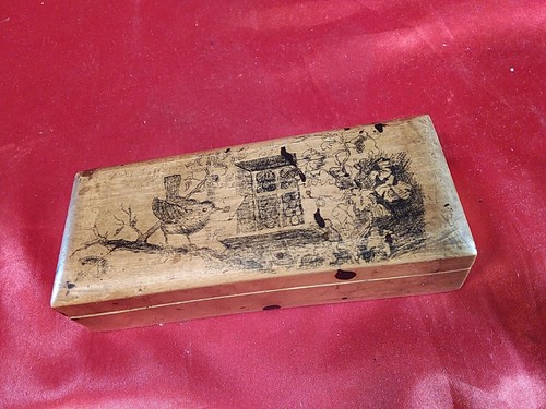 Antike briefmarken schatulle - antike,