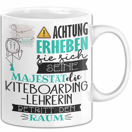 Kiteboarding lehrerin tasse - kiteboarding-lehrerin,