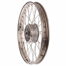 Speichenrad 1,60 x 19 Zoll - Edelstahlfelge, Edelstahlspeichen