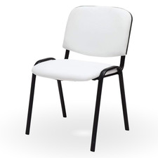 Wartezimmerstuhl Kunstleder gepolstert Konferenzstuhl - Made in Italy - Topsit