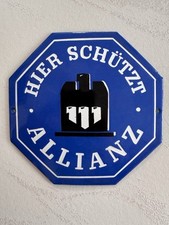 Altes großes allianz schild - allianz,