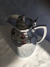 Isolierkanne Thermoskanne von Alfi, Juwel silberfarbend 1 Liter, 1980er, Vintage