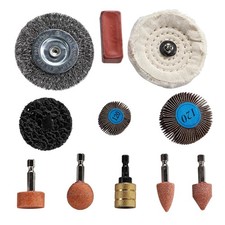 Bohrmaschine Reinigung Polierset Schleifkörper Lamellenschleifer Scheibenbürste
