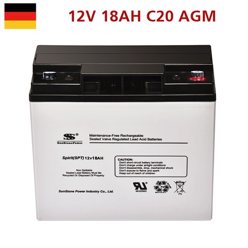 Blei agm akku - 12v, usv