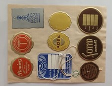 Siegelmarken, Etiketten