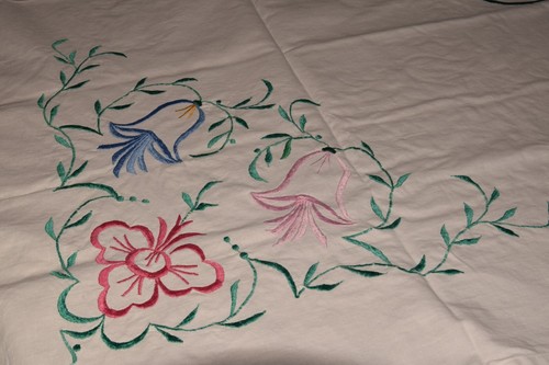 Alte leinen tischdecke - alte,