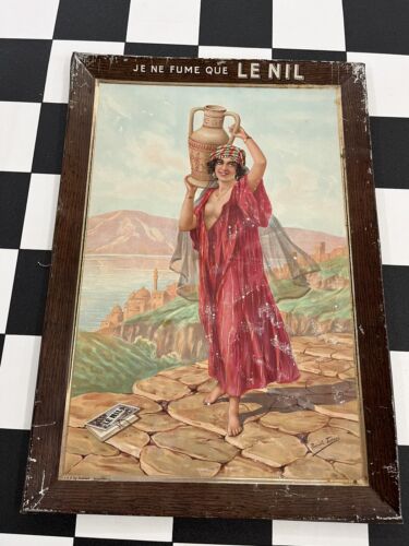Nil altes blechschild um - le,