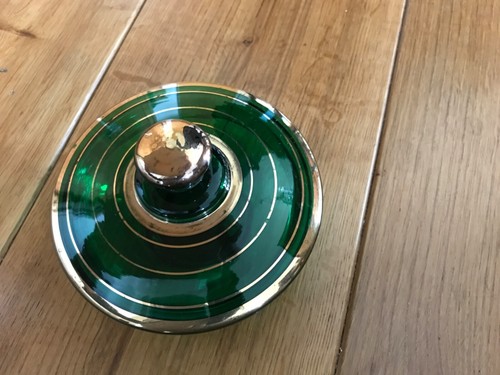 Glasschale grün mit - glasschale,