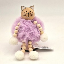 Katze rosa aus plüsch und - plüsch,