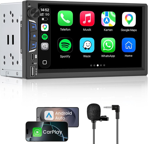 Din autoradio bluetooth mit - 2,