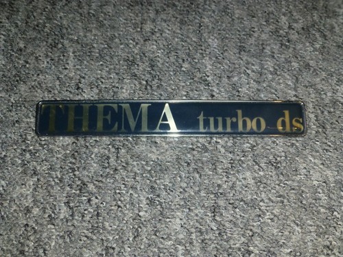 Lancia thema turbo - thema, ds