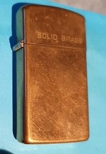Feuerzeug Zippo 1932-1989 Solid Brass
