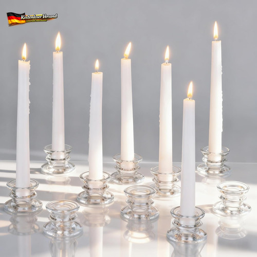 Kerzenständer glas für - glas,