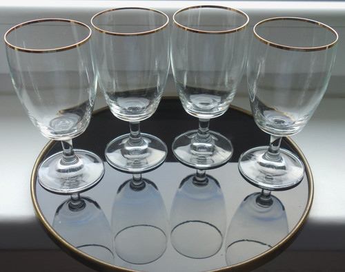 Elegante vintage weingläser - 4,