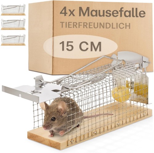 Mausefalle lebend - 4x,