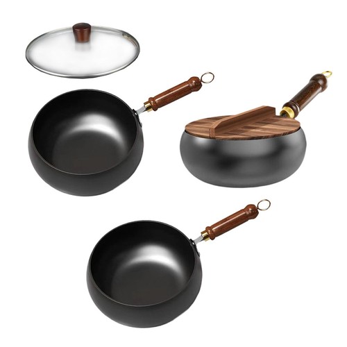 Zoll wok pfanne holzgriff - pfanne,