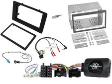 Einbauset Lenkradadapter Doppel DIN Autoradio für Saab 9-5 2008-2010