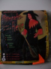 HALLOWEENKOSTÜM FÜR KINDER [NEU] (Mitternachtshexe) Kleid + Gürtel) Gr. 152
