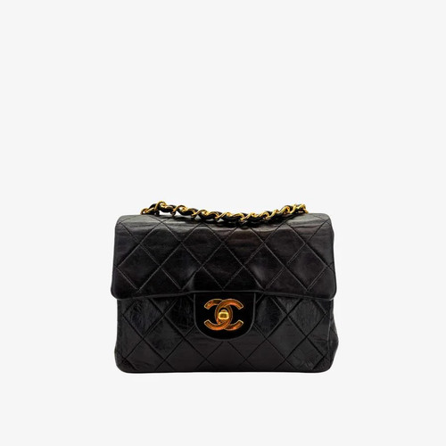 Chanel vintage black lambskin - vintage,